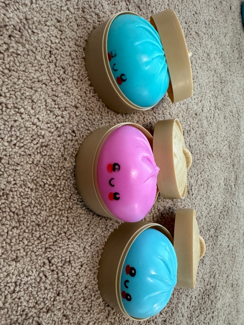 Dumpling Squishy Bun Toy Trio — - Pick 1 or all 3. Pay for each separately.
